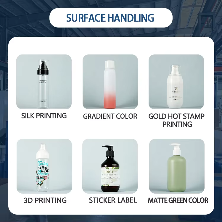 Luxury Cosmetic Vacuum Airless Bottle with 30ml 50ml 80ml 100ml 120ml 150ml Plastic Airless Lotion Pump Bottle