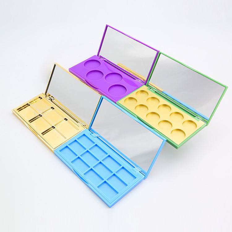 China Makeup Palette Manufacturer Luxury Cosmetic Eye Face Nail Eyeshadow Palette Packaging Box Private Label Makeup Portable Travel Eyeshadow Case Packaging