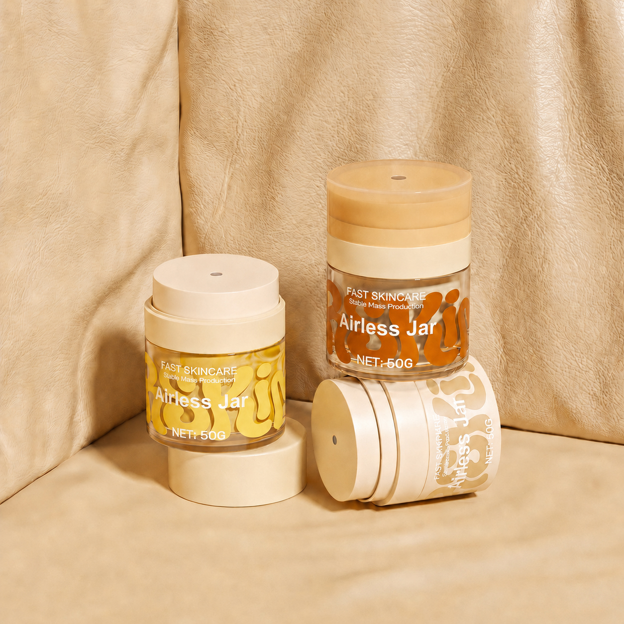 Glass Cream Jar