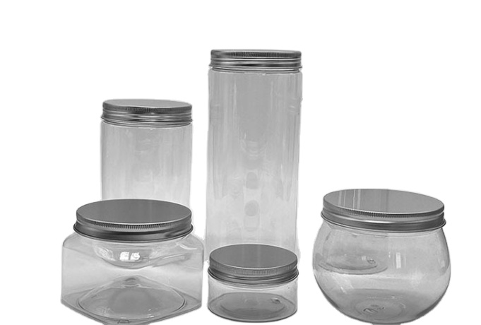 100ml 200ml 250ml 300ml 500ml 4oz 8oz Empty clear Body Butter Jars Plastic Jar Container for Cosmetic Packaging