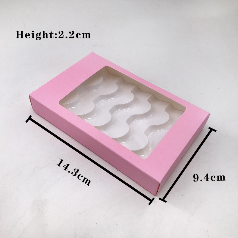 New Box Private Label Vendor Empty 5 Pairs Packaging Paper Box for Lashes Lash Box Packaging for Strip Lashes