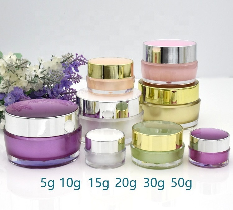 Wholesale Small Empty Cosmetic Cream Packaging Box Set Suppliers Custom Label Plastic Cosmetic Jars