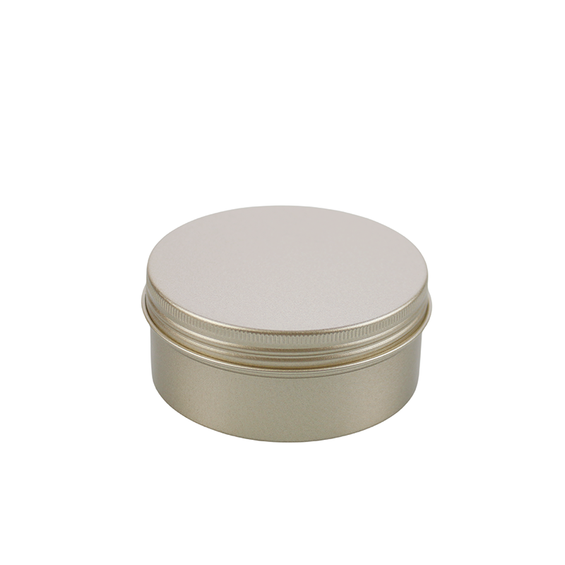 5ml 10ml 20ml 30ml 50ml Round Matte Finish Cosmetic Tin Container Hand Body Cream Packaging Aluminum Jar with Screw Cap