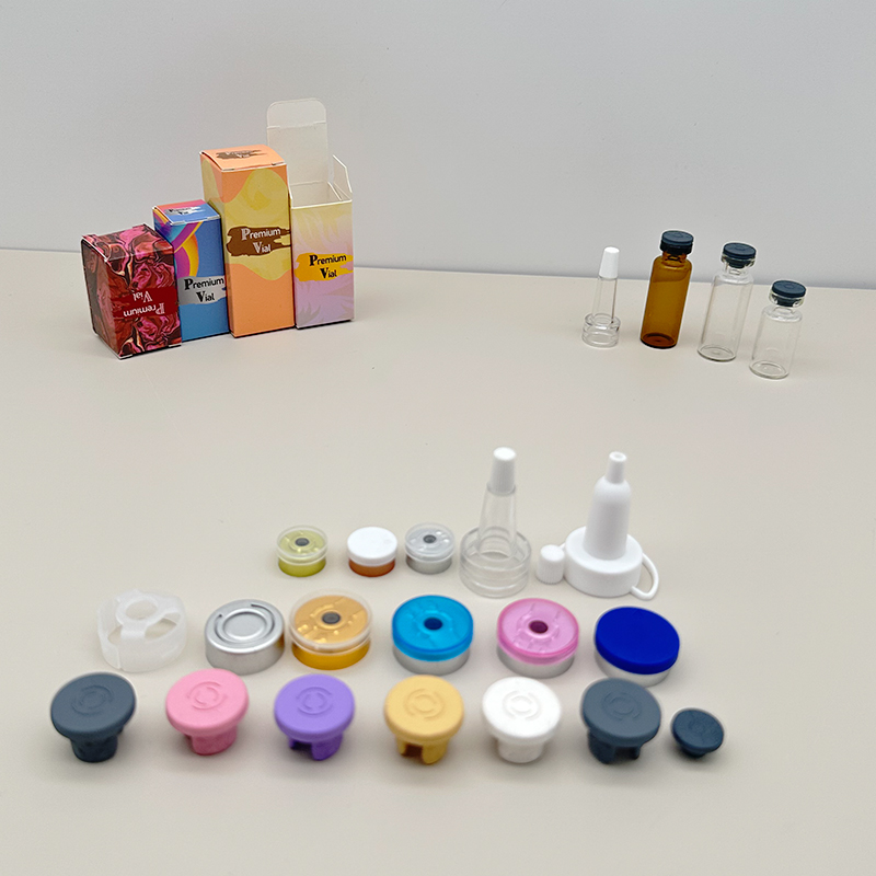 Wholesale Private Label Phia Vial Glossy Paper Boxes 2ml 3ml 10ml Vial Box Packaging