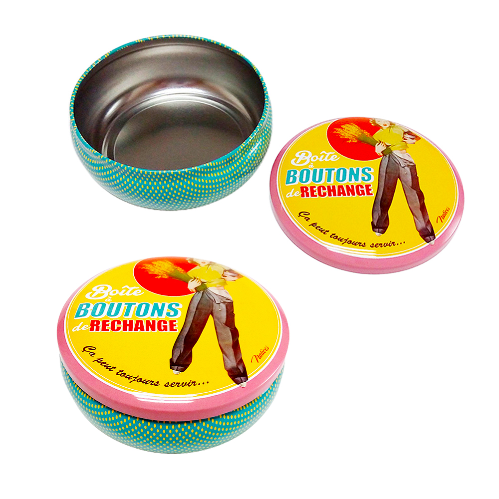 2026 New Design High Quality Tinplate Metal Tin Custom Cosmetic Jars With Lids Metal Aluminum Cosmetic Container
