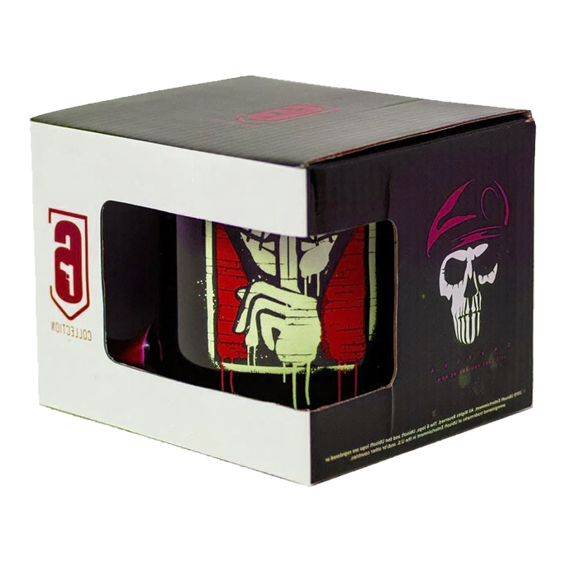 Eco Sustainable Custom Logo Design Coffee Mug Packaging Shipping Full Color Available Plain Kraft UV Coating Embossing Folder