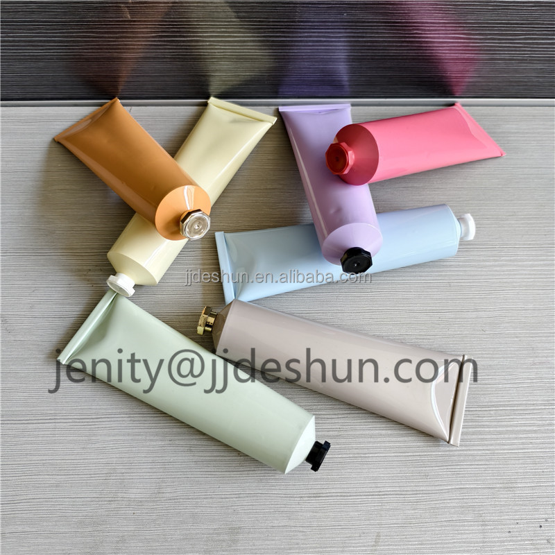 Pure 99.75% 100ml Aluminum Tubes with Silk Print Shoulder Recycled Screw Cap for Cosmetics for Lotions and Eye Creams