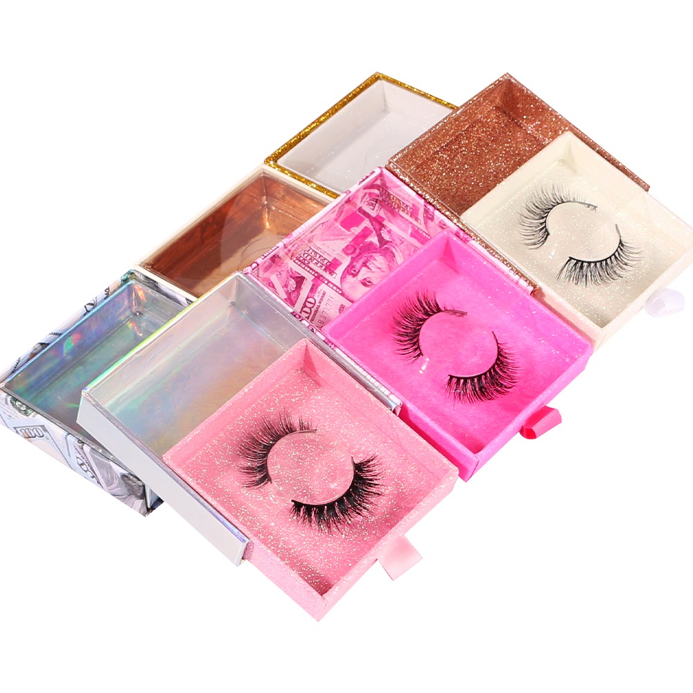 Wholesale Custom Own Private Label Lash Paper Packing Custom Brand Eyelashes Case Mink Eyelash Custom Empty Packing Box