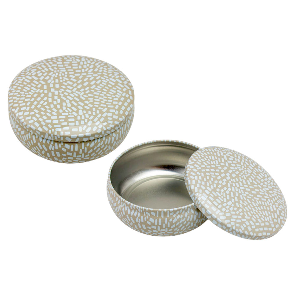 2026 New Design High Quality Tinplate Metal Tin Custom Cosmetic Jars With Lids Metal Aluminum Cosmetic Container
