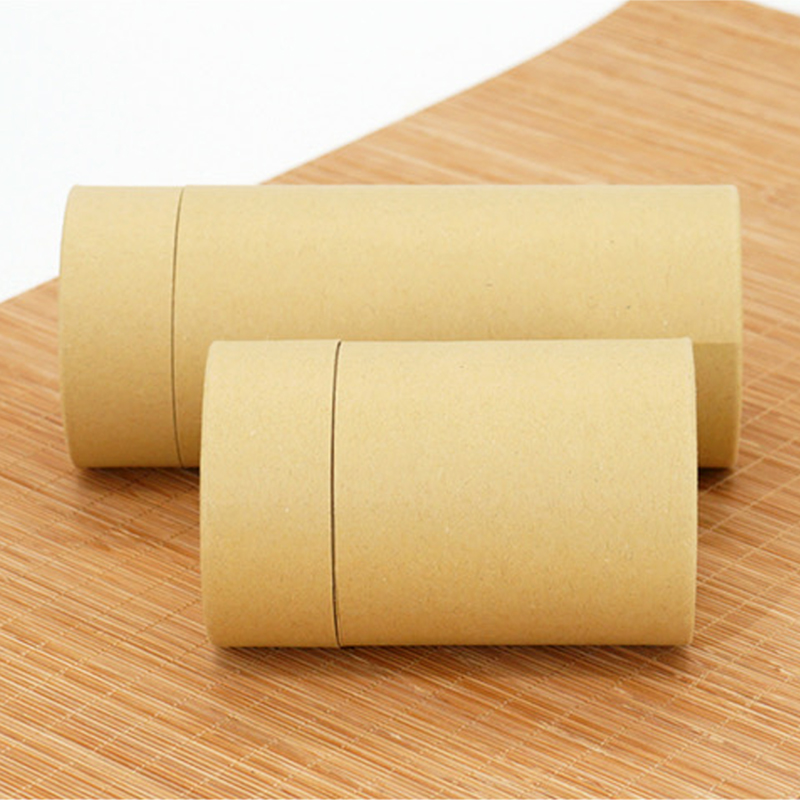 Wholesale Food Grade Tea Kraft Paper Tube Packaging Airtight With Aluminum Inside Custom Craft Coffee Paper Tubes Packaging