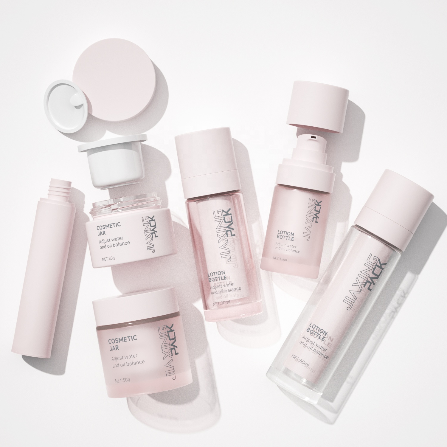 Cosmetic Replaceable Airless Pump Sunscreen Lotion Bottle 15ml 30ml 50ml Eye Bb Cream Airless Bottle Refillable Cosmetic Jar