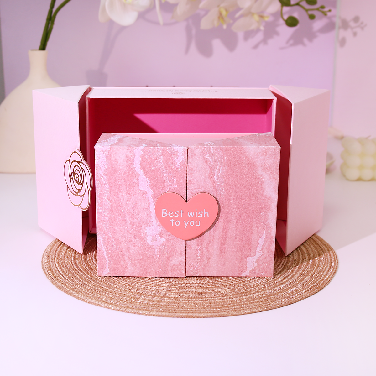 Stylish Cosmetic Box Luxury Durable Rigid Packaging Elegant Perfect for Skincare Makeup Fragrance or Fashion Accessories