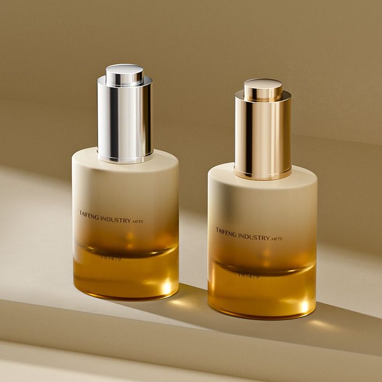 Glass Cosmetic Bottles Serum Packaging for Empty Dropper Bottle With 50ml Serum Dropper Bottle