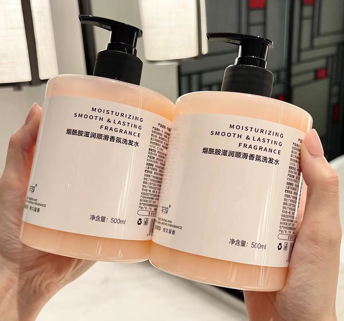 New Arrival Custom Empty 120ml 180ml 350ml 500ml Transparent Plastics Shower Gel Shampoo Lotion Bottle for Hair Care Packaging