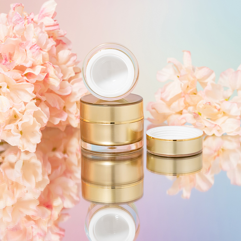 Cosmetic Packaging Suppliers Luxury Skincare Packaging 5/10/15/30/50g Golden Jars for Creams and Lotions