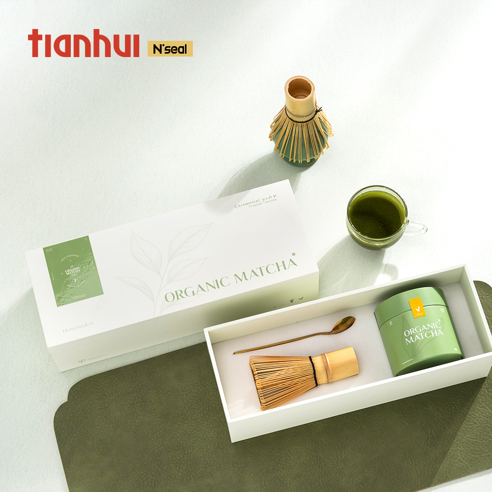 Tianhui Tea Packaging Round Airtight Tea Tin Canister Food Grade Small Cylindrical Cans Matcha Tin Can With Lids