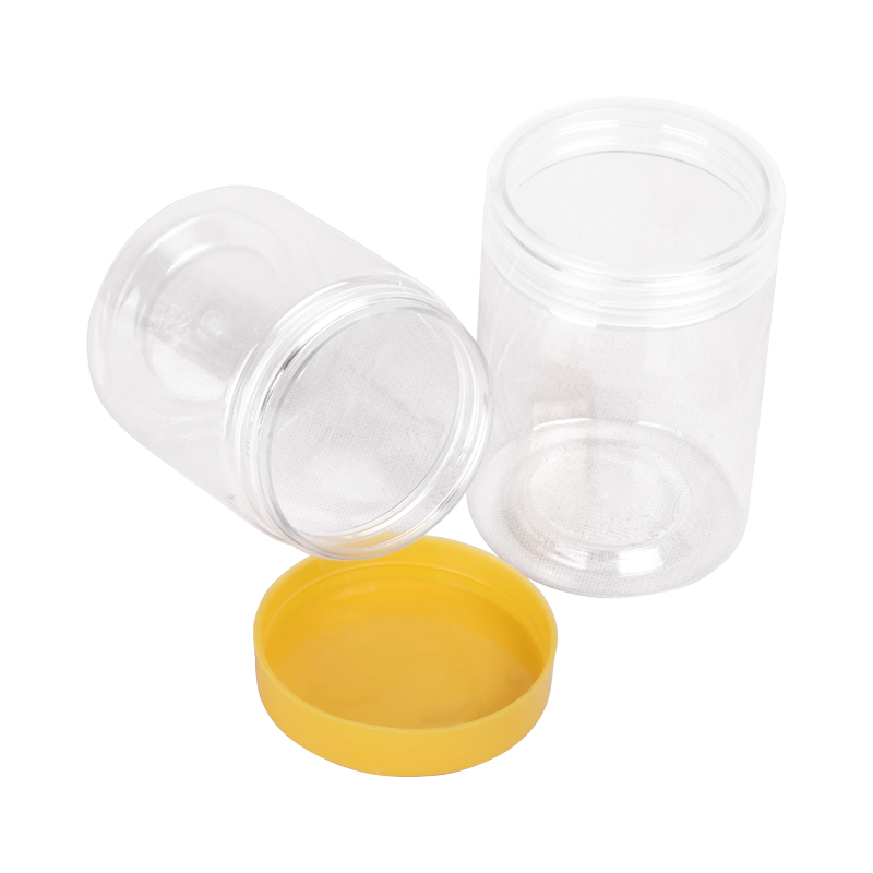 Empty Skincare Cosmetic Packaging 100g PET Facial Cream Plastic Cosmetic Jar
