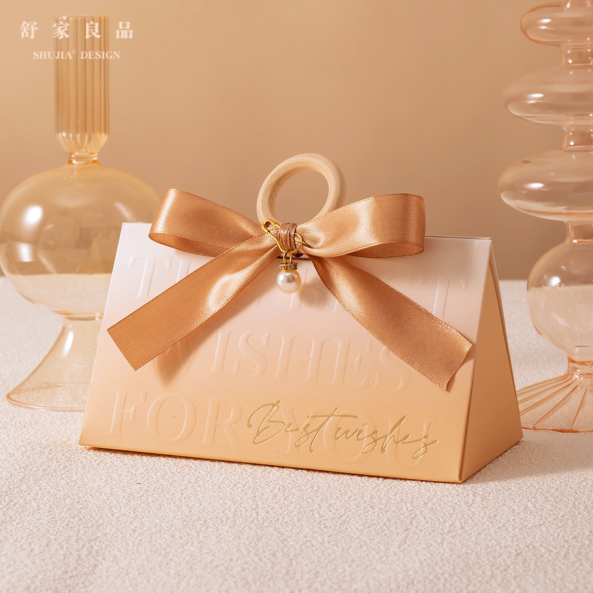 Wholesale Price Gift Box Wedding Favors Paperboard Candy Boxes with Custom Print Logo Self Erecting Recyclable
