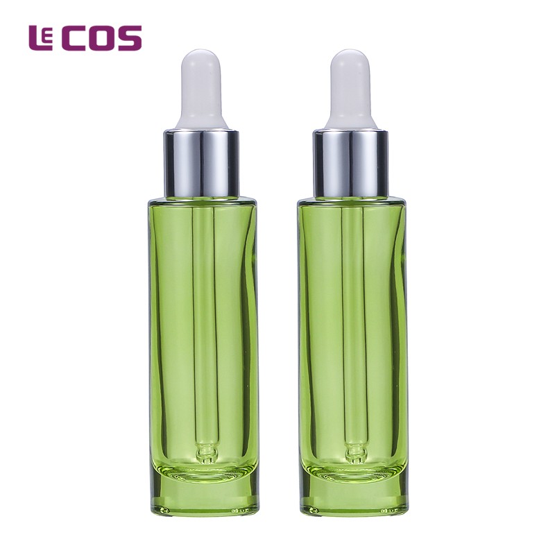 Wholesale Empty Cosmetic Packaging 30ml Skincare Essential Oil Serum Slender Glass Bottle