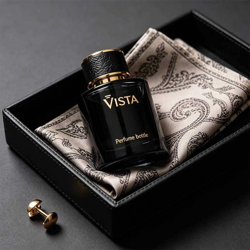Custom Label 30 Ml 50 Ml 100 Ml Empty Luxury Black Cosmetic Packaging Glass Spray Perfume Bottle With Box
