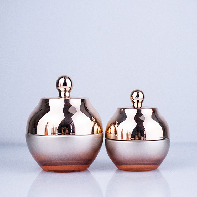 Luxury Cosmetic Packaging Containers 30 50g 30 50 100 120ml Serum Glass Bottle and Jar Face Cream Skincare Set