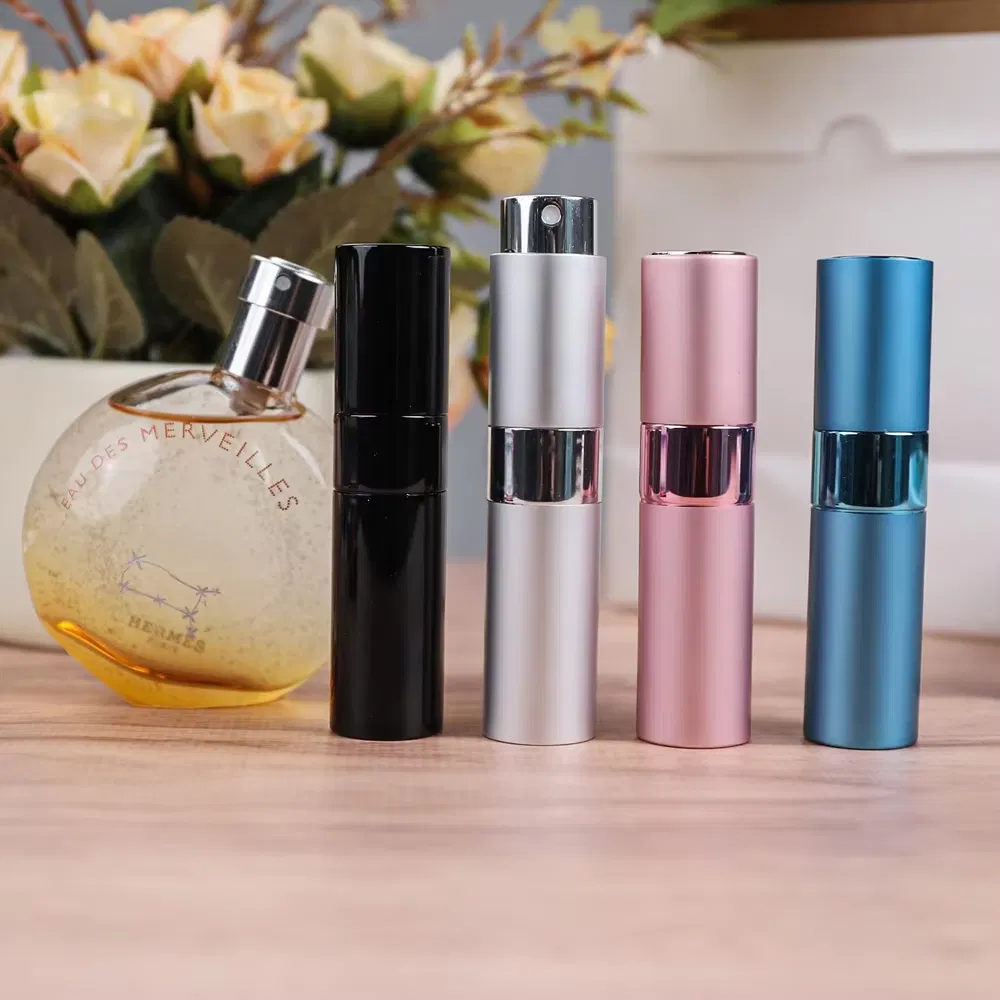8ml 10ml Travel Mini Portable Size Empty Perfume Spray Bottle Aluminum Spray Refillable Perfume Atomizer Bottles