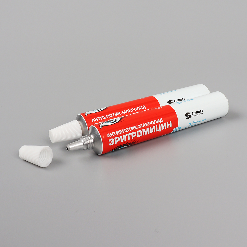 Metal Aluminum Tube Packaging Tube for Cosmetic Cream Hair Color Pharmaceutical Ointment With Offset Printing