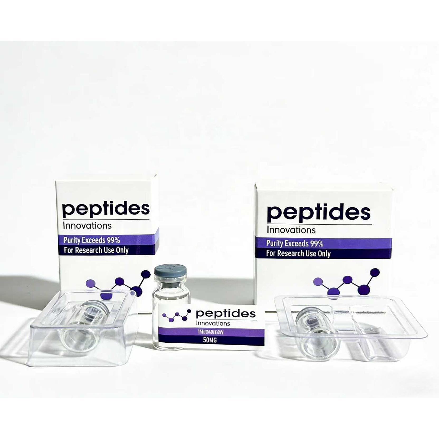 Wholesale Private Label Vial Packaging Box with Tray for 3ml 5ml 10 ml Vials
