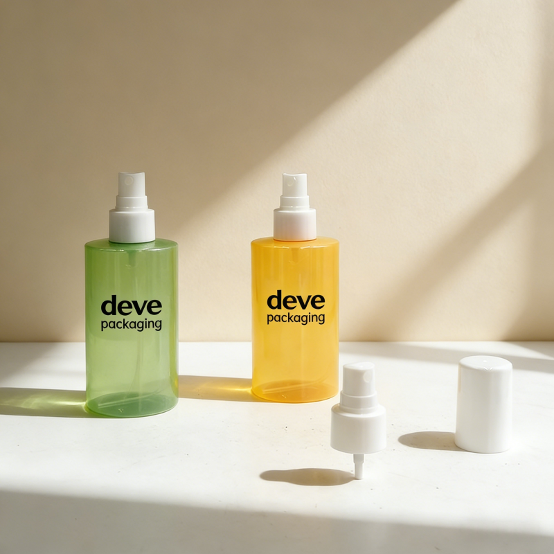 Plastic skin care bottle set 2