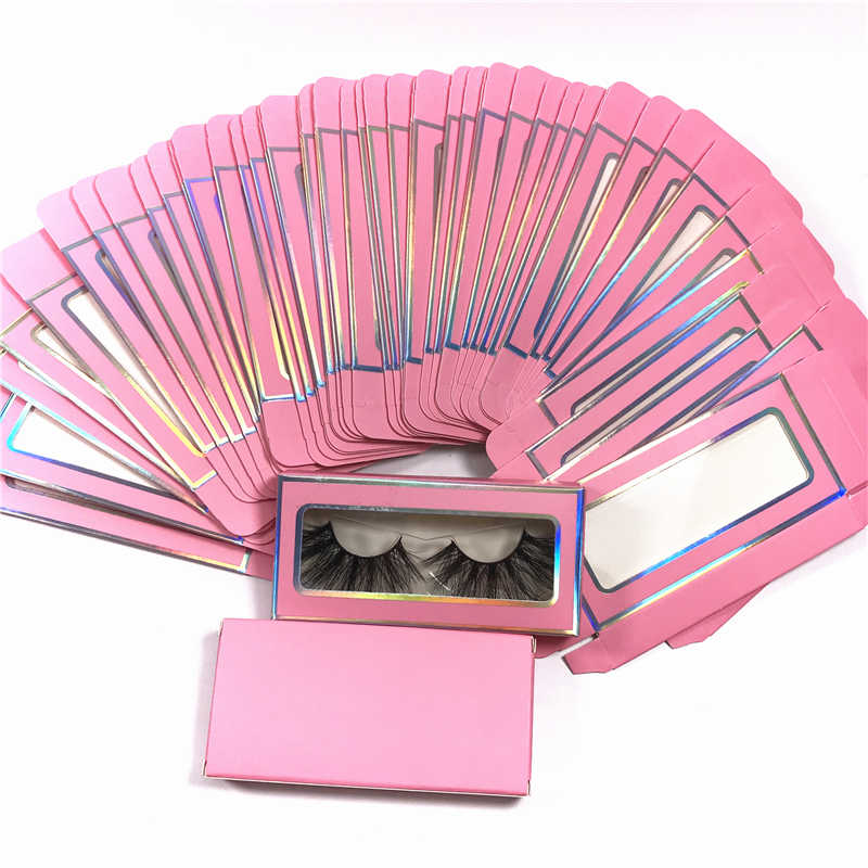 Cardboard Wholesale Luxury Packaging Boxes Private Label Clear Logo Paper Custom Lash Eyelash Packaging Box