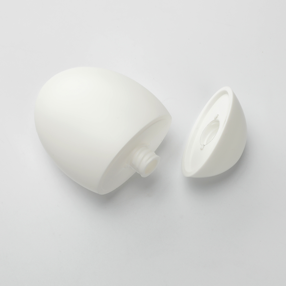 Wholesale Custom Logo 30Ml Empty Beauty Flat Oval Plastic Airless Sunscreen Face Lotion Bb Cream Cosmetic Tube Packaging Bottle