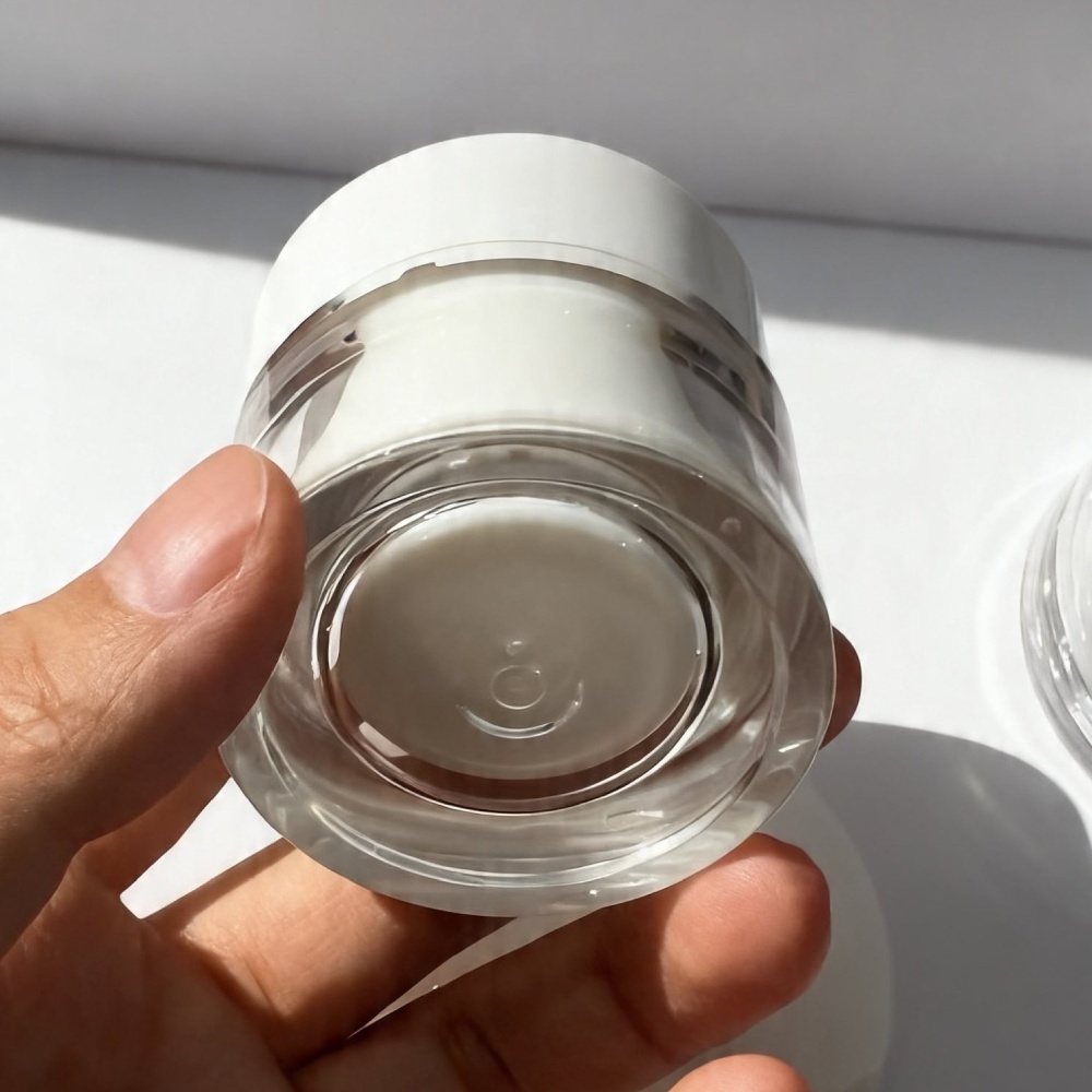 Refillable Plastic Cap Cosmetic Packaging Jar for Luxury Skincare Lotion