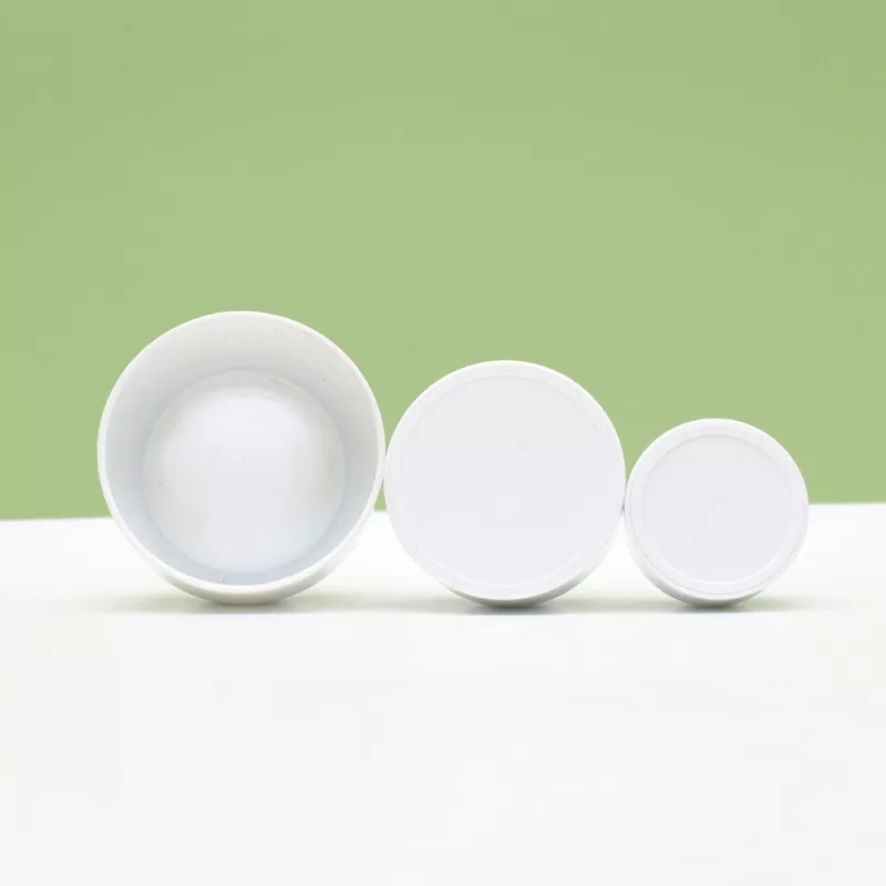 Luxury Empty 15ml 30ml 50ml Double Wall Straight Round pp Plastic Cosmetic Face Cream Jar Packaging