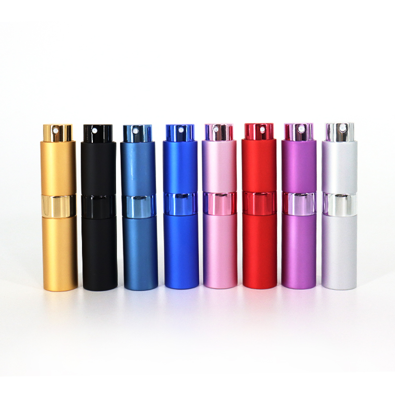Travel Size Mini Aluminum Perfume Spray Bottle in Vibrant Colors