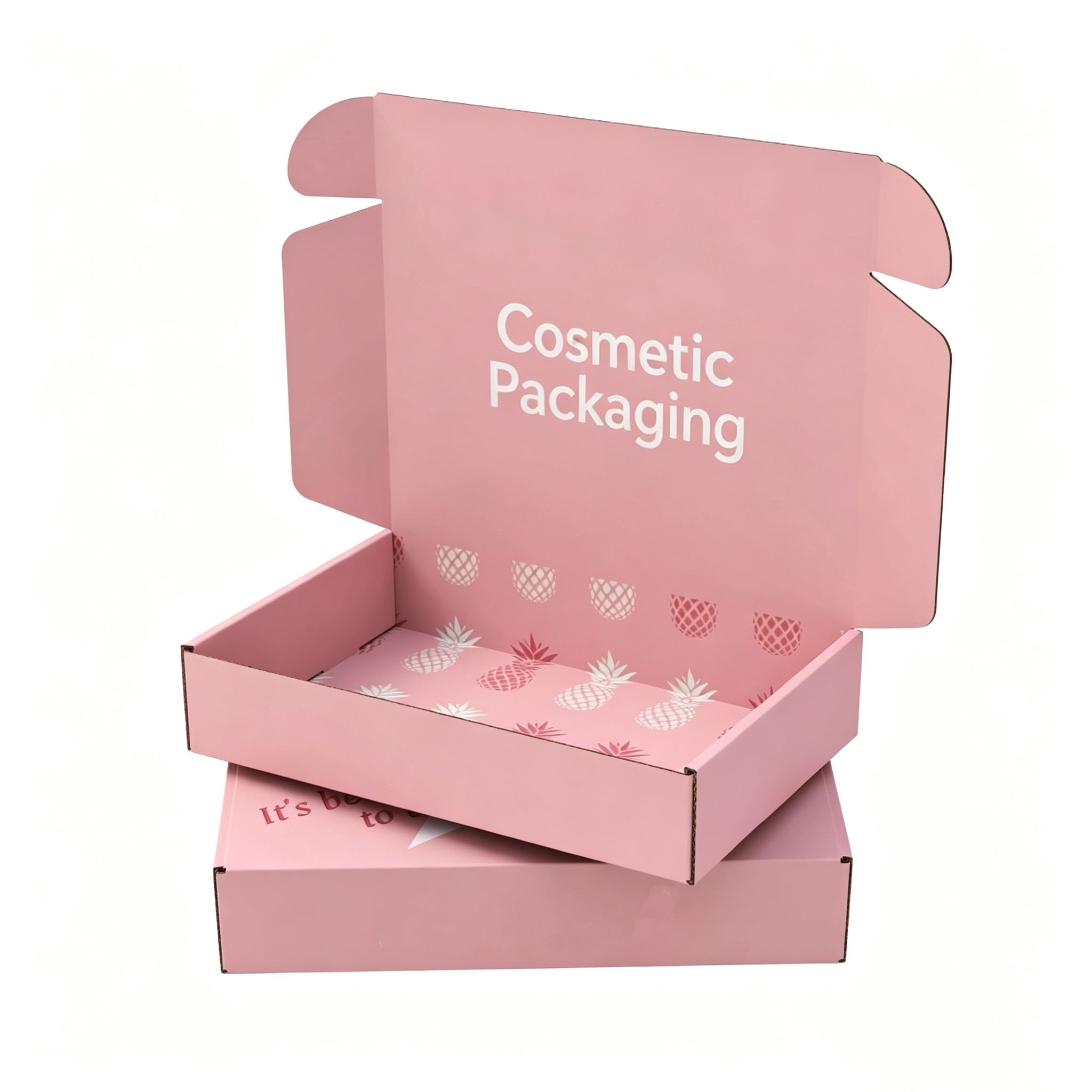 Hot Selling Custom Logo Printed Skin Care Corrugated Packaging Mailer Box for Cosmetic Packaging