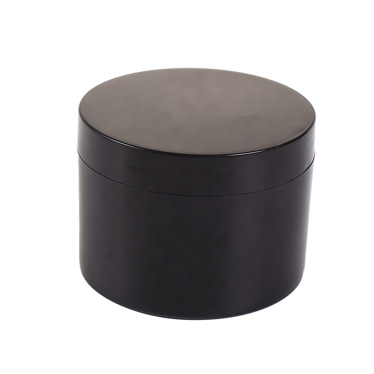 Double Wall pp Cream Jars 200g 250g Cosmetics Plastic Cream Jar Pet Jar with Lid Packaging Body Scrub Container