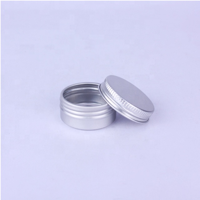 10g Aluminum Jar Round Cosmetic Metal Container Round Aluminum Box for Cream