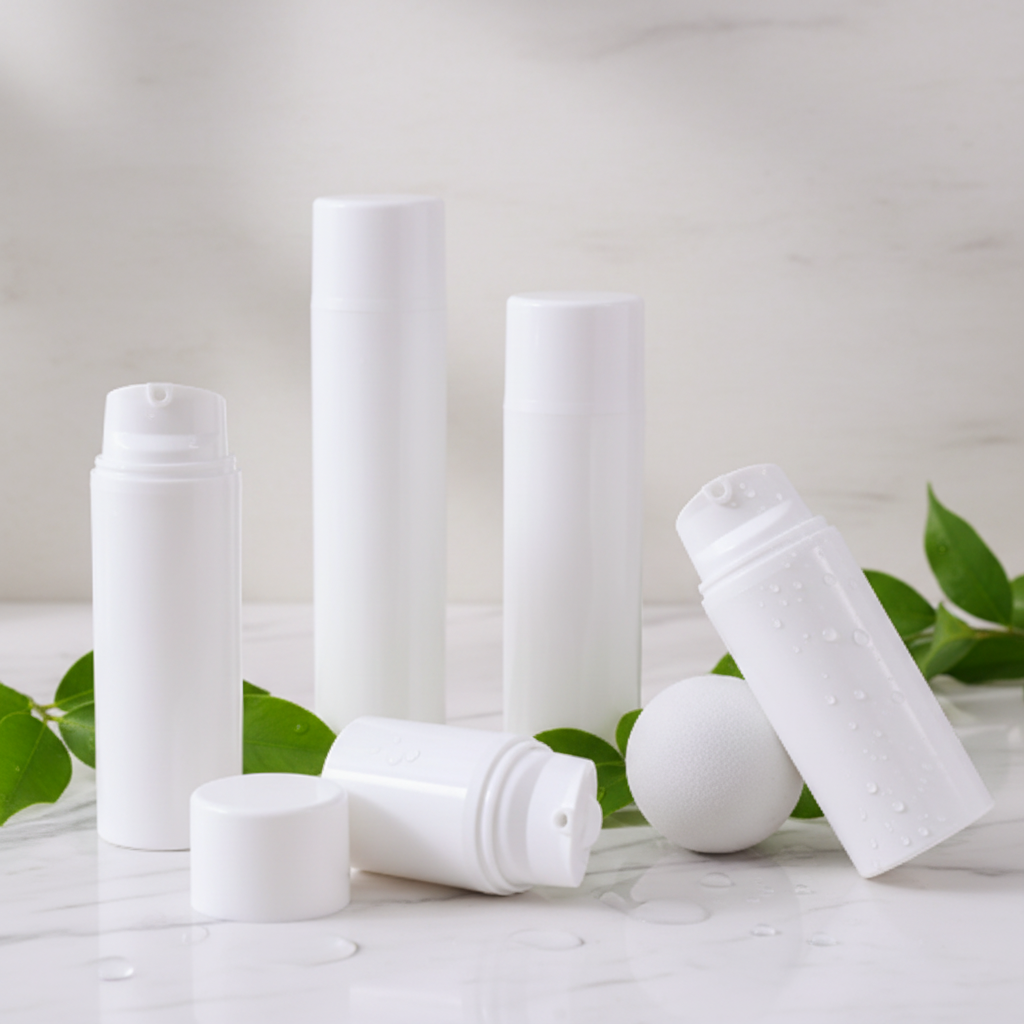 Luxury Cosmetic Vacuum Airless Bottle with 30ml 50ml 80ml 100ml 120ml 150ml Plastic Airless Lotion Pump Bottle