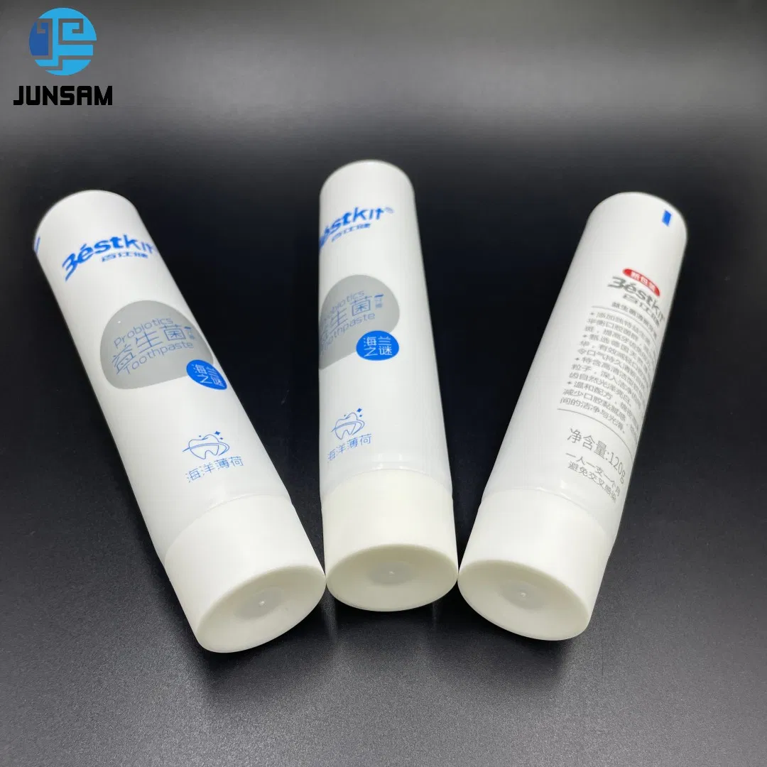 Personal Care White Matt Color Lami Tube Toothpaste Packaging