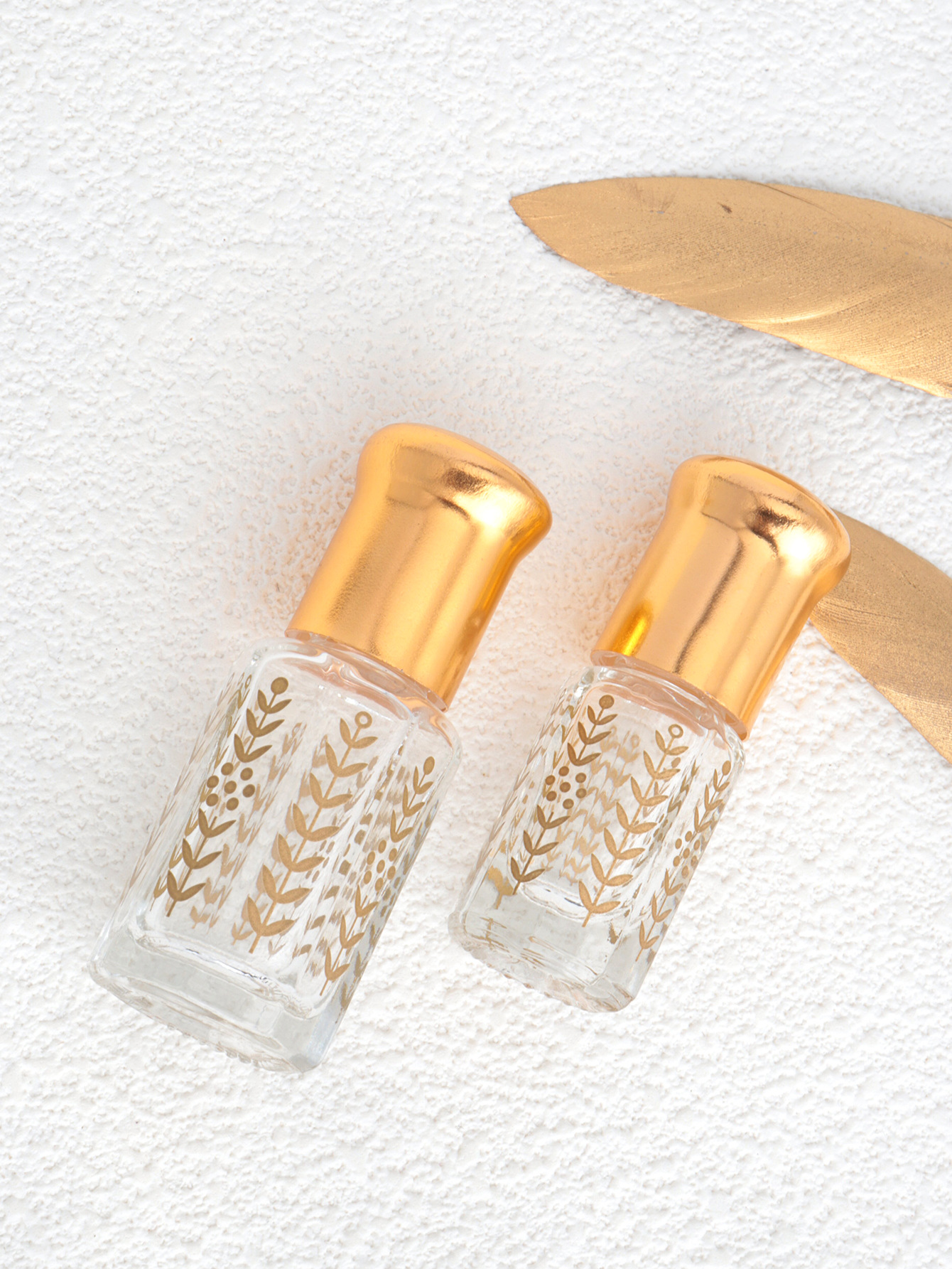 3ml 6ml 12ml Travel Mini High-end Cosmetic Empty Perfume Roller Glass Portable Containers Essential Oil Roll on Clear Bottle
