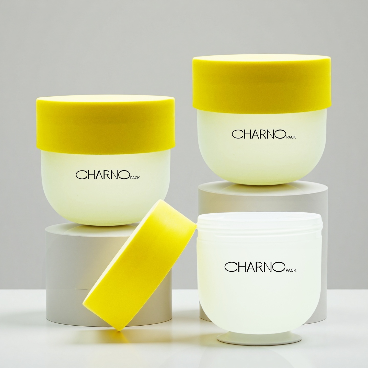 200g 500g Personal Care Use Package Jar Skincare Packaging Jar Container Lotion Jar With Screw Cap for Cosmetic