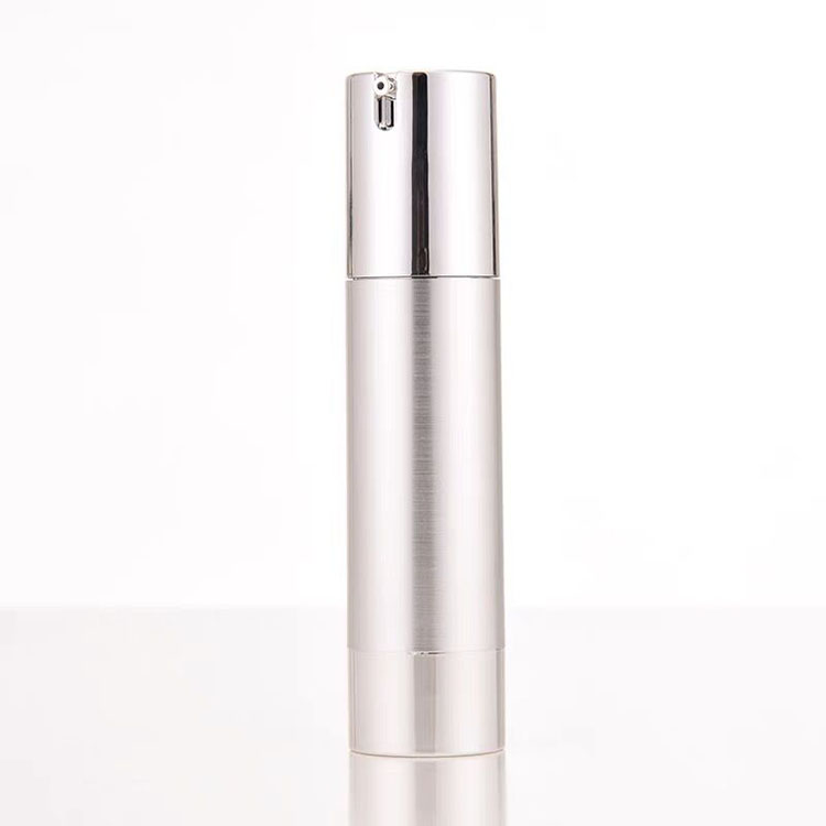 High-End AS Material Plastic Cosmetic Bottle with Lotion Airless Pump Packaging for Skin Care