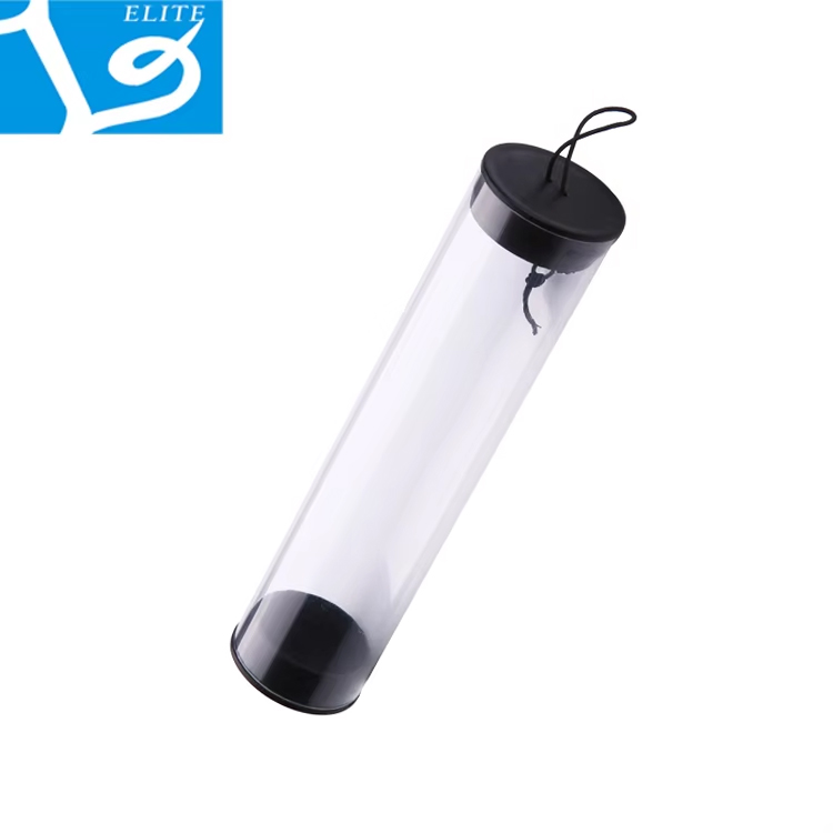 Candy Plastic Transparent Packaging Tube Cylindrical Plastic Tube for Storage