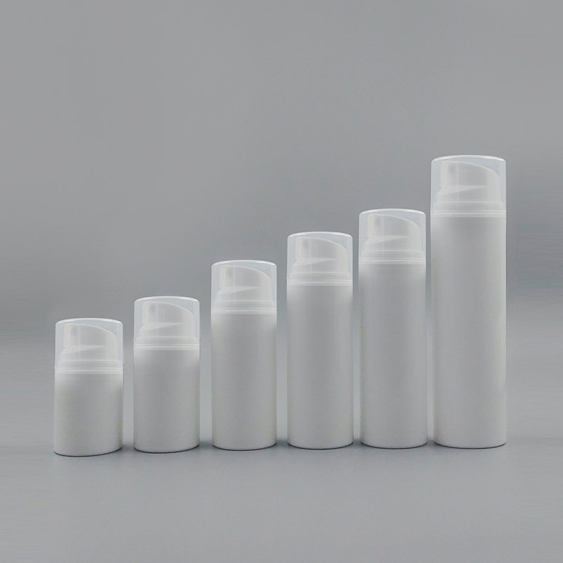 PP Vacuum Bottle Snap Airless Pump Bottle 30ml 50ml 80ml 100ml 120ml 150ml Plastic Cream Bottle for Cosmetic Packaging