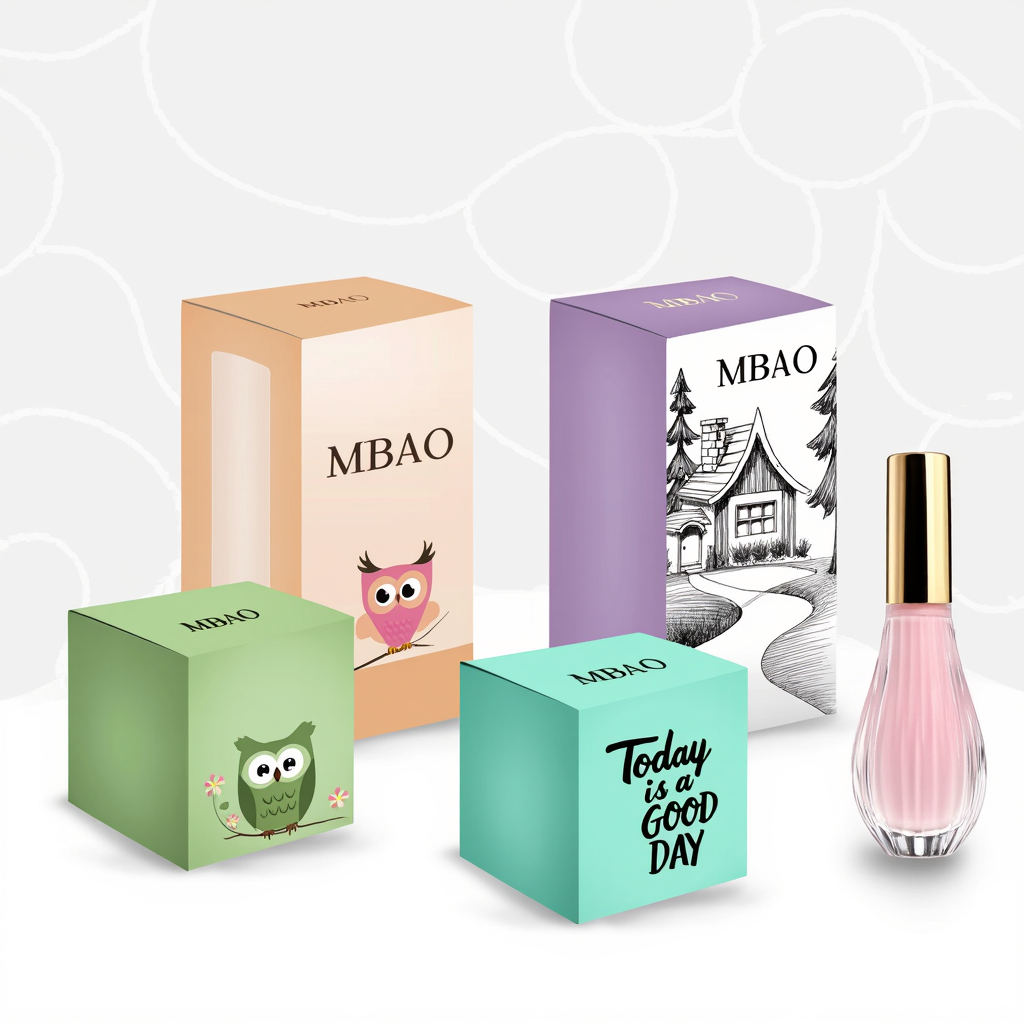 Eco-friendly Custom Luxury Cosmetic Packaging Care Boxes Beauty Products Lotion Skincare Paper Box Tuck Top Cardboard Gift Box