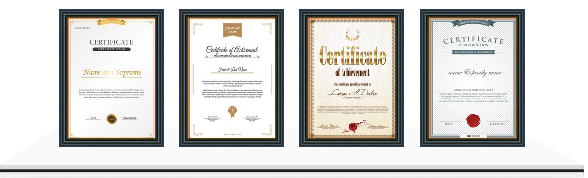 Certificates