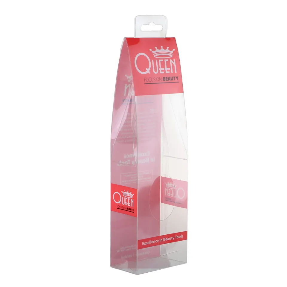 Recyclable Guangdong Cosmetic Clear Plastic Box for Hair Brush Loose Powder/Essential Oil Custom Printed PE Packaging Custom