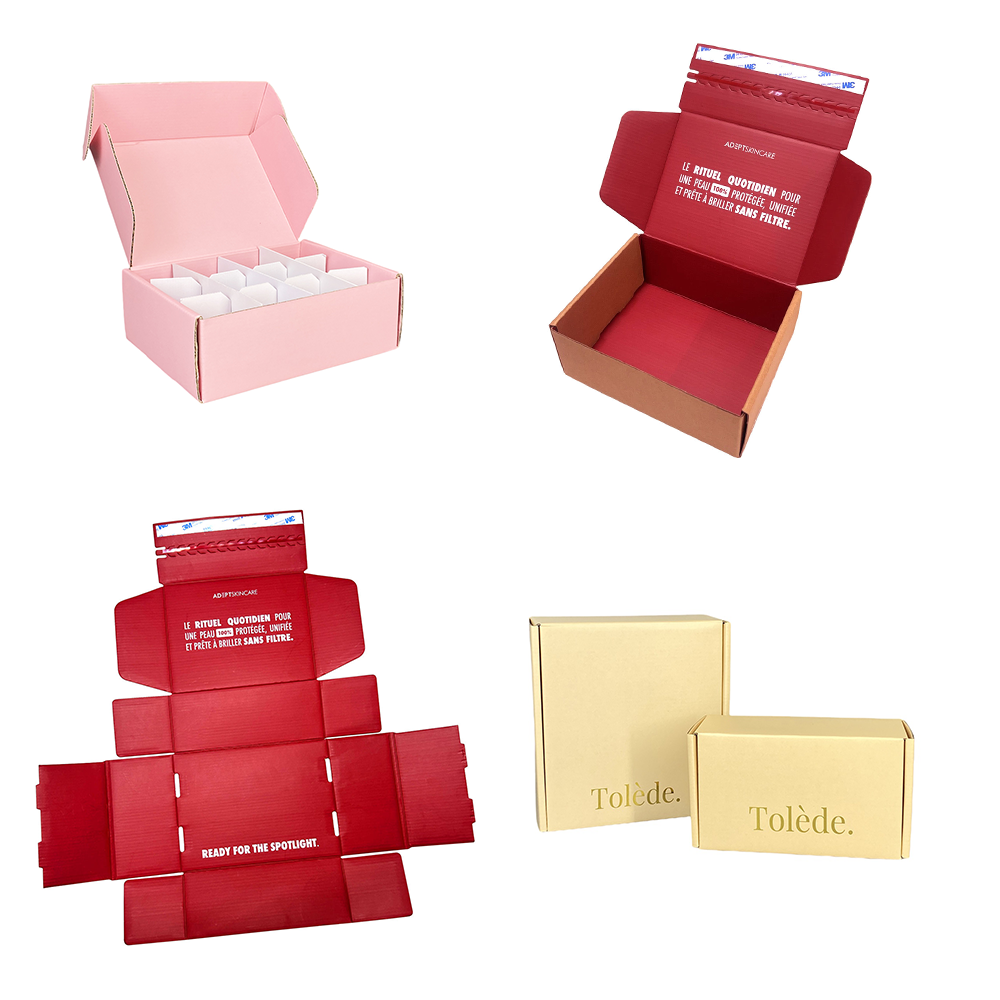 Custom Biodegradable Black Corrugated Cardboard Boxes Packaging Shipping Mailer Boxes With Logo Printing