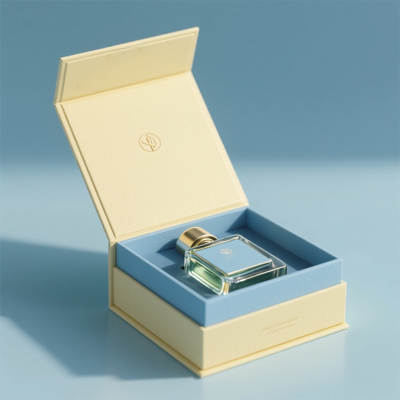 Custom Private Label Printing Luxury Magnetic Closure Rigid Recyclable Perfume Cosmetics Packaging Paper Boxes With EVA Insert