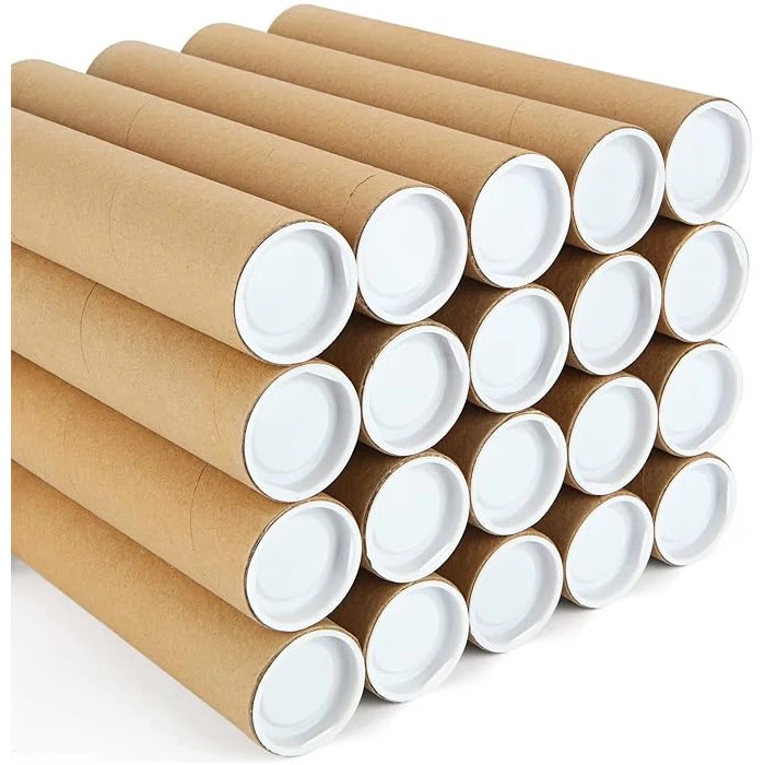 Environmental Custom Kraft Paper Tube Round Packaging Round Kraft Paper Tube Packaging Kraft Paper Tube Packaging